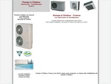 Tablet Screenshot of eco-pompe-chaleur.com